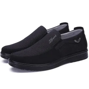 Men Casual Shoes Breathable Canvas Shoes Soft Slip-On Espadrilles for Men Loafers Sneakers Comfort Driving Footwear Big Size 50
