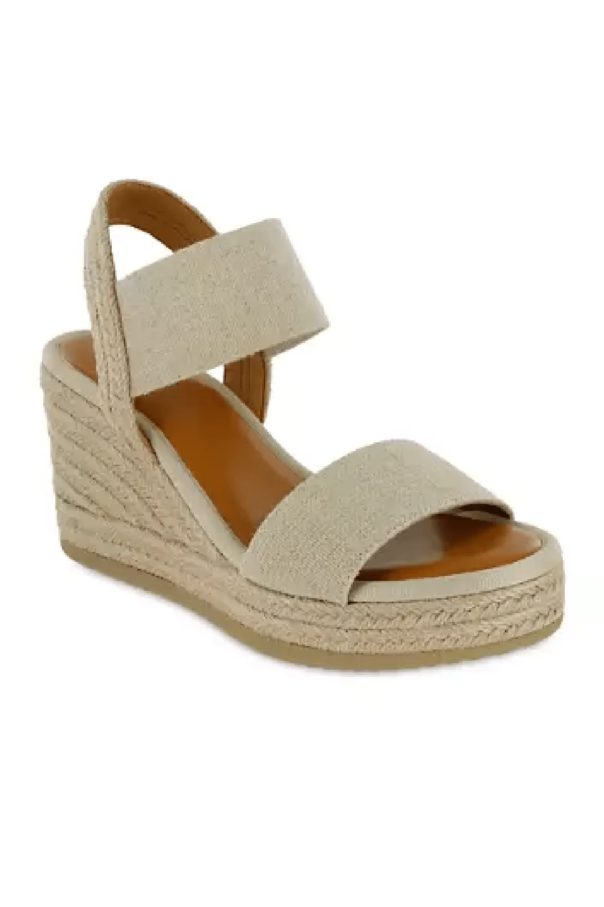 MIA Brittni Natural Wedge Espadrille Sandals