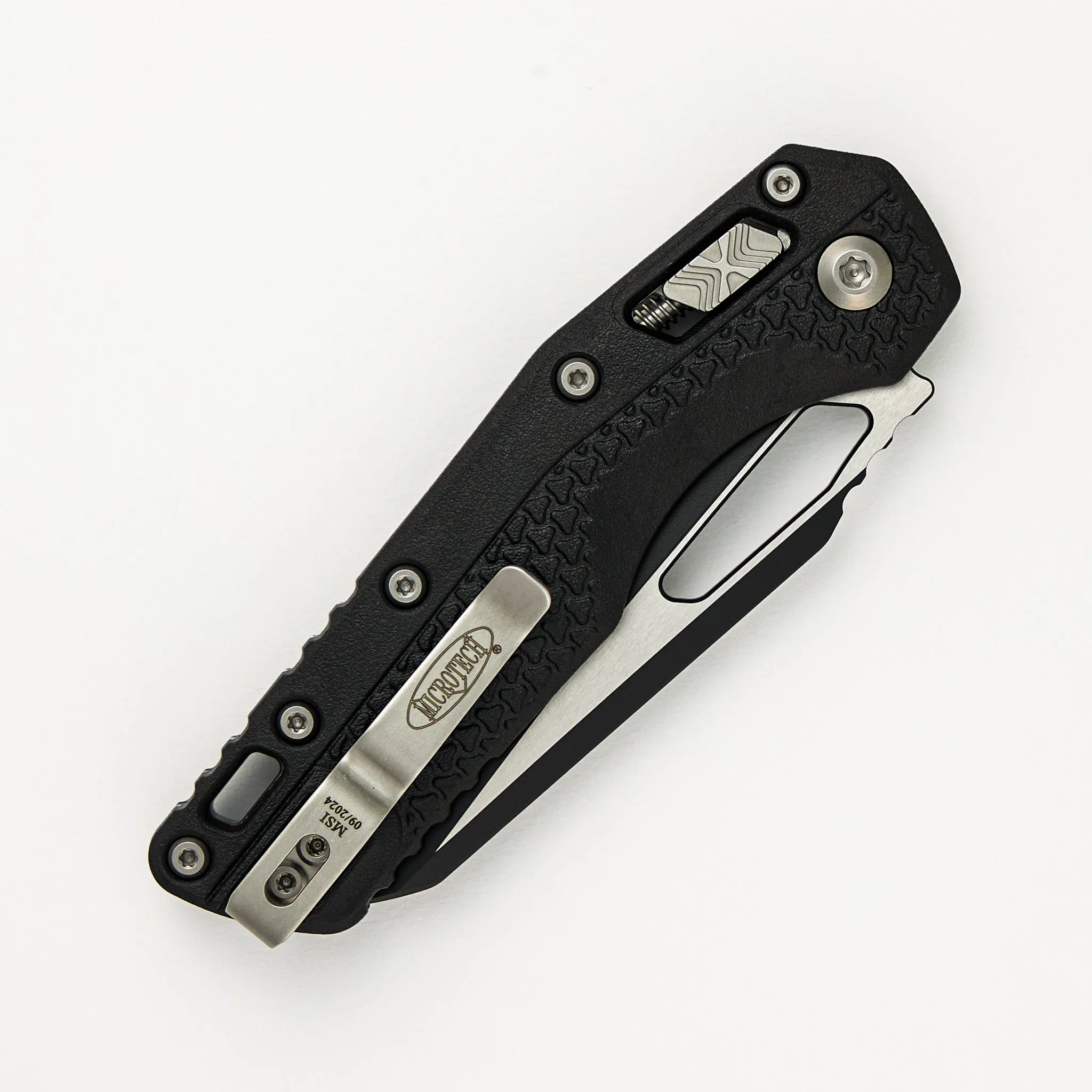 MSI S/E Tri-Grip Polymer Black Partial Serrated 210T-2 PMBK