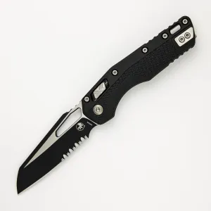 MSI S/E Tri-Grip Polymer Black Partial Serrated 210T-2 PMBK