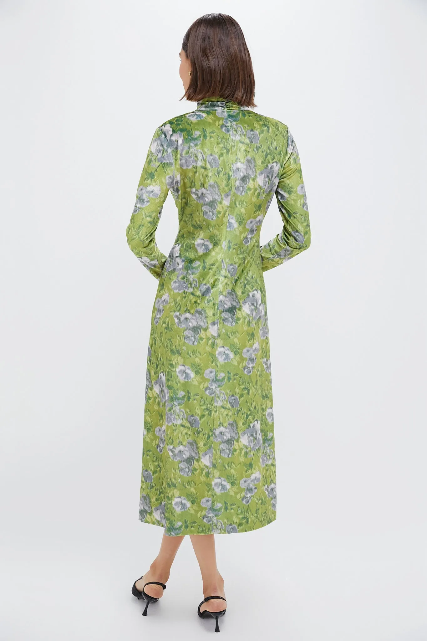 Muted Meadow Velvet Ellery Dress