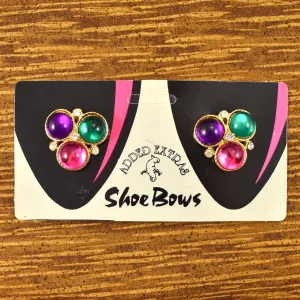 NOS Dots & Rhinestone Shoe Clip