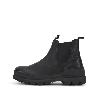 Oslo Leather Chelsea Boot Black