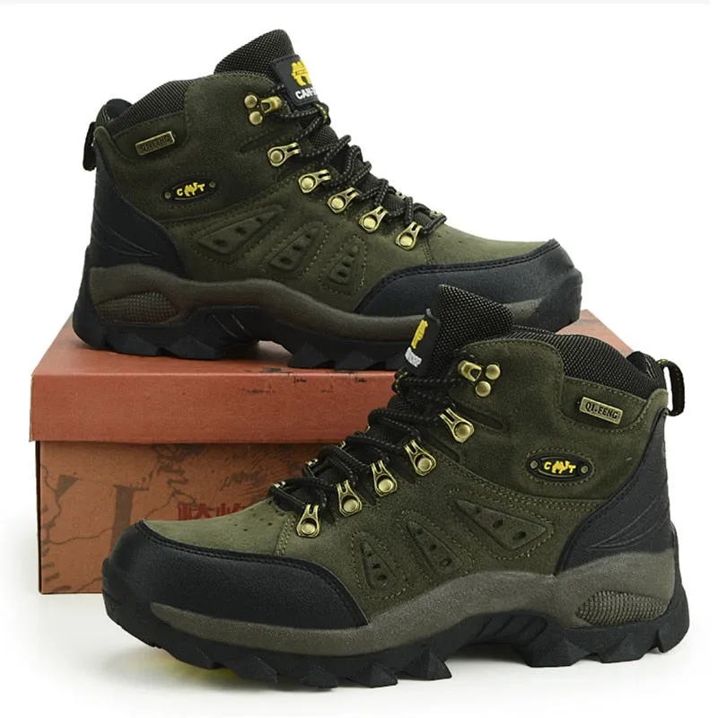 Outdoor Waterproof Hiking Hunting Boots Unisex Winter Shoes Mountain Sport