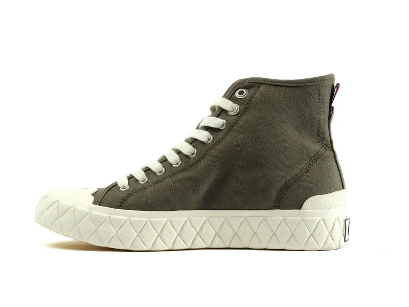 PALLA ACE CANVAS MID OLIVE NIGHT