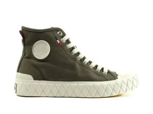 PALLA ACE CANVAS MID OLIVE NIGHT