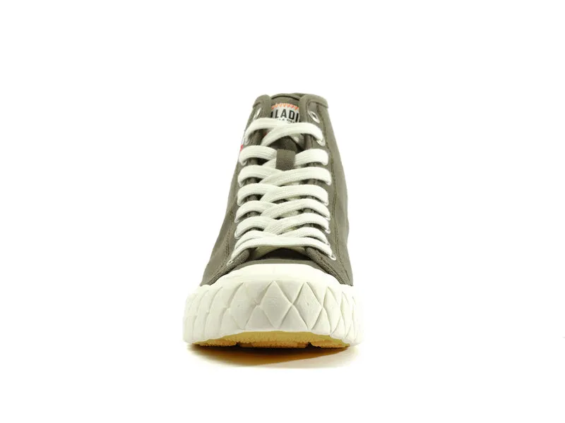 PALLA ACE CANVAS MID OLIVE NIGHT