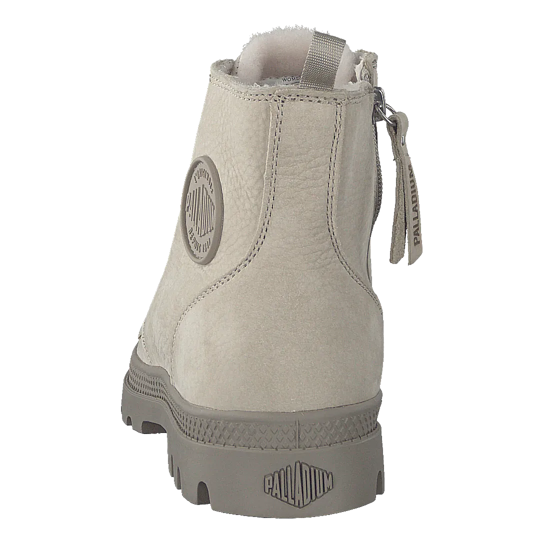 Pampa Hi Wool Zip Feather Grey