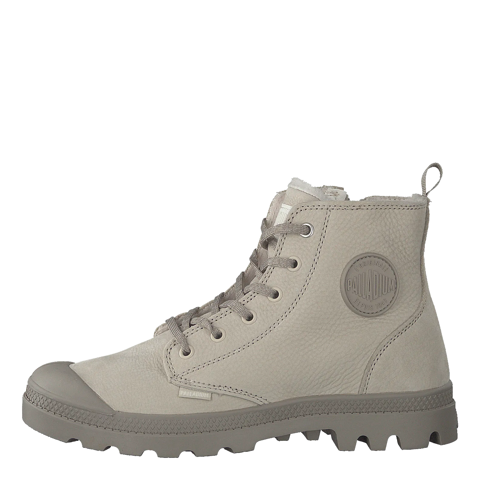 Pampa Hi Wool Zip Feather Grey