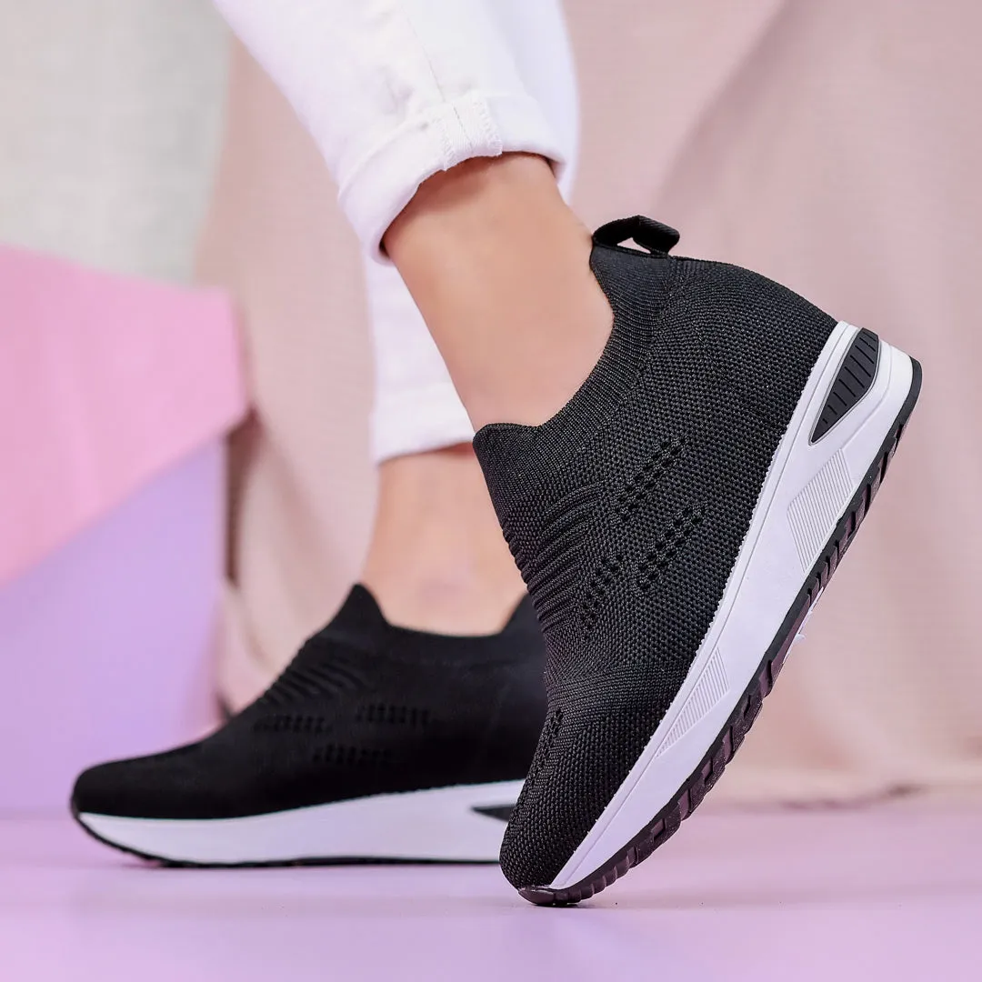 Pantofi sport cu platforma Tori - Black