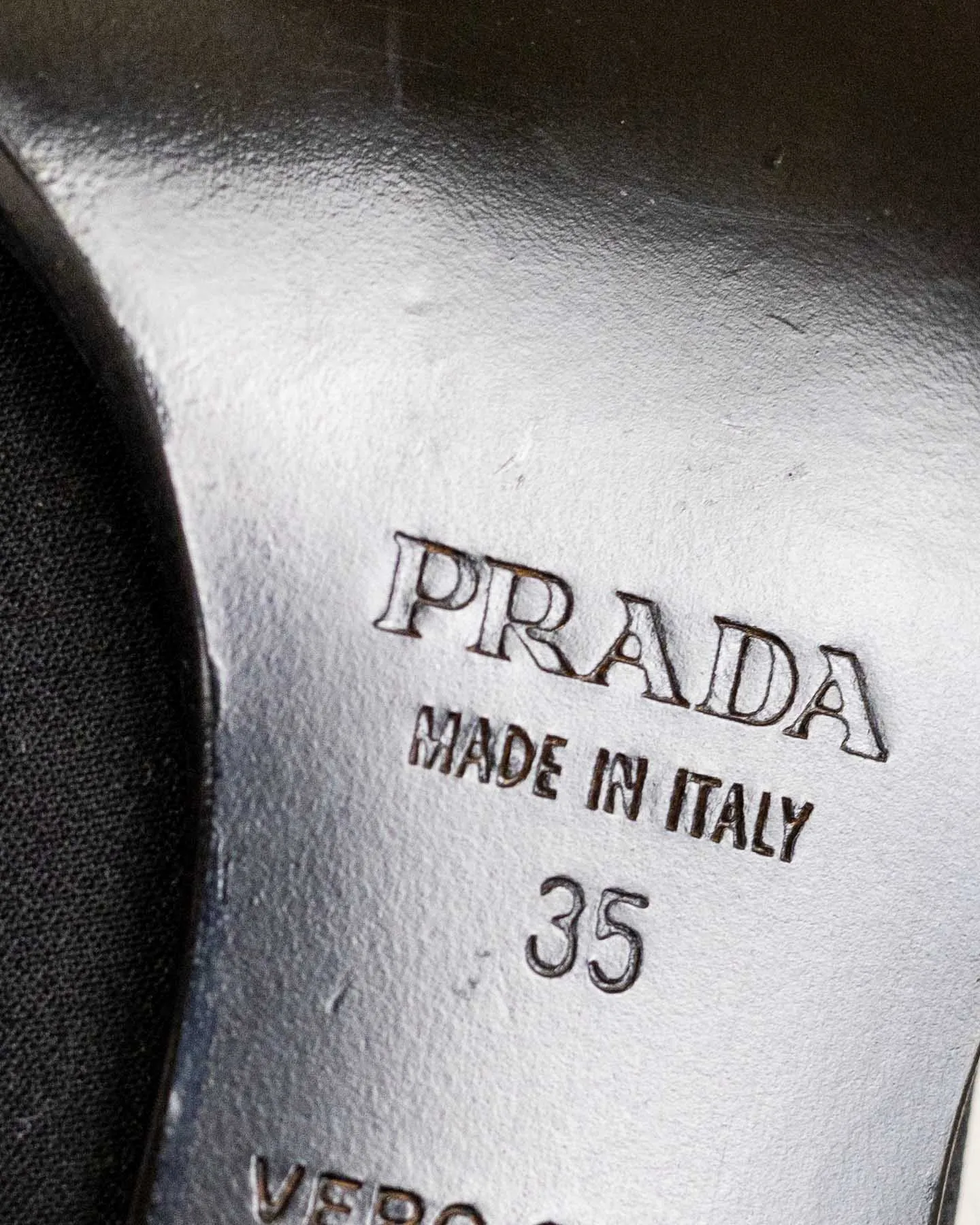 Prada Black Heels - Size 35