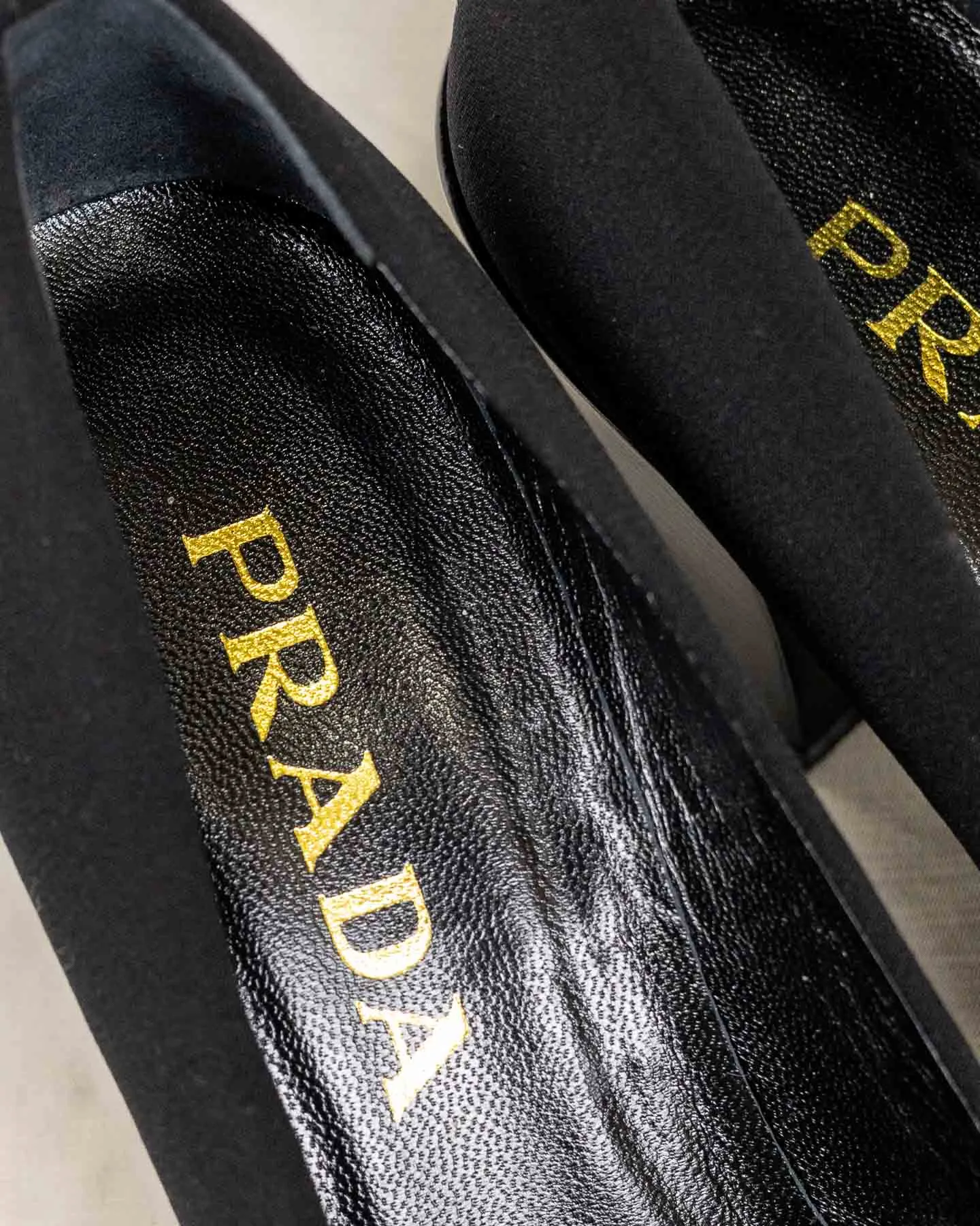 Prada Black Heels - Size 35