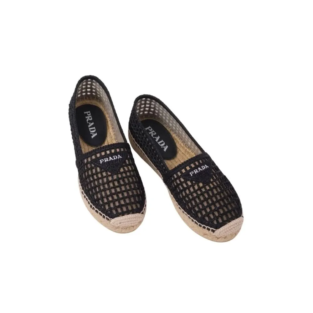 Prada Crochet espadrilles 'Black'