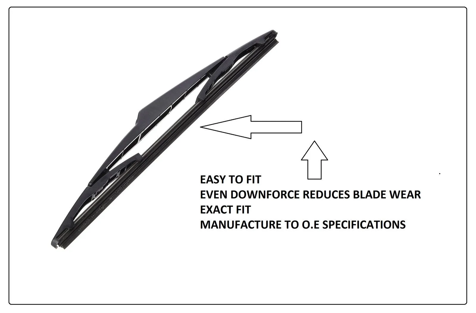 Proton Compact 1995-2001 Xtremeauto® Rear Window Windscreen Replacement Wiper Blades