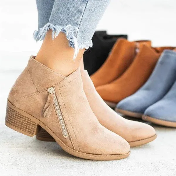PU leather Boots for Ladies