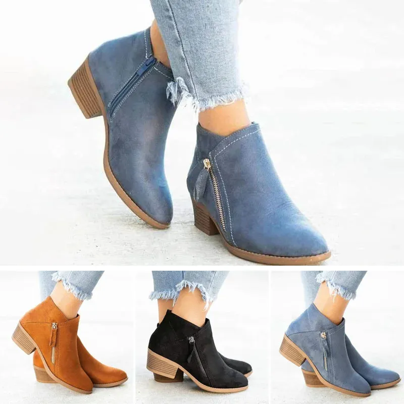 PU leather Boots for Ladies