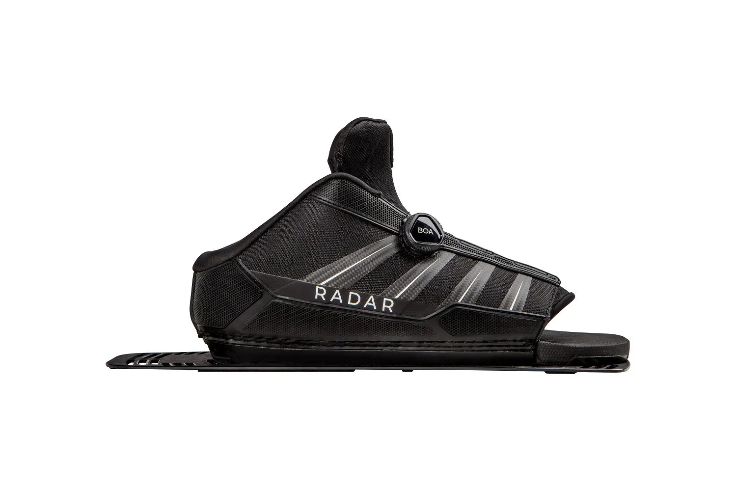 Radar Vector Boa HRT - Black / Carbon / White - Rear Aluminum Plate