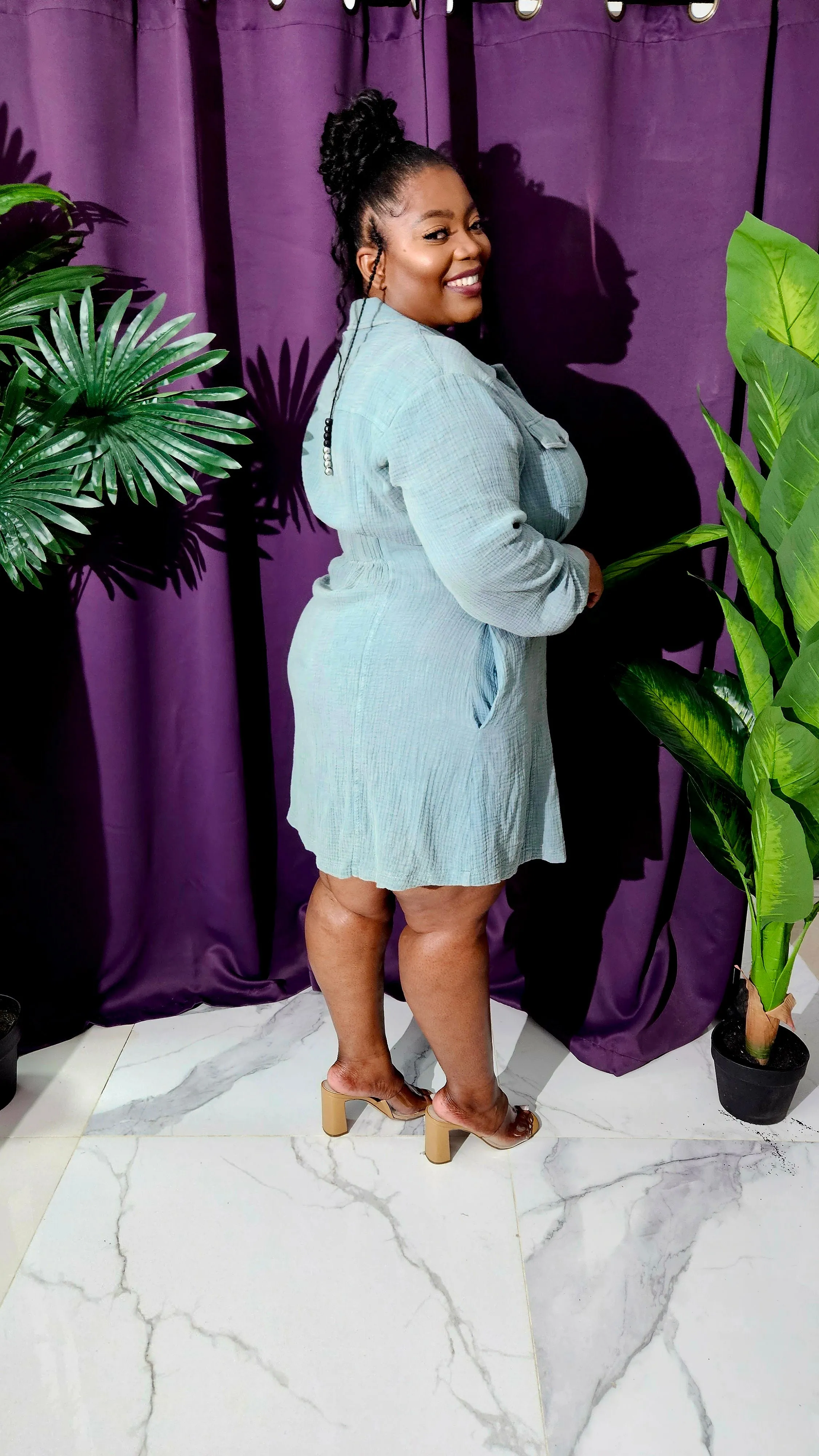 Rebel Chic Shirt Dress