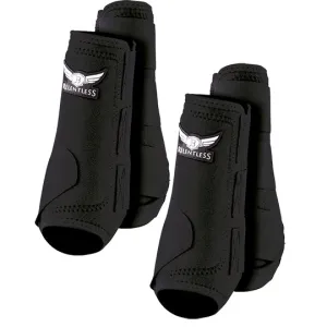 Relentless All Around Front & Hind Boot Combo Pack- Black
