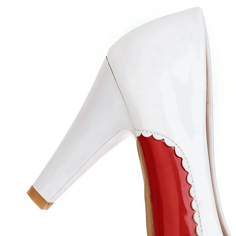 Retro Bowknot High Heels Shoes
