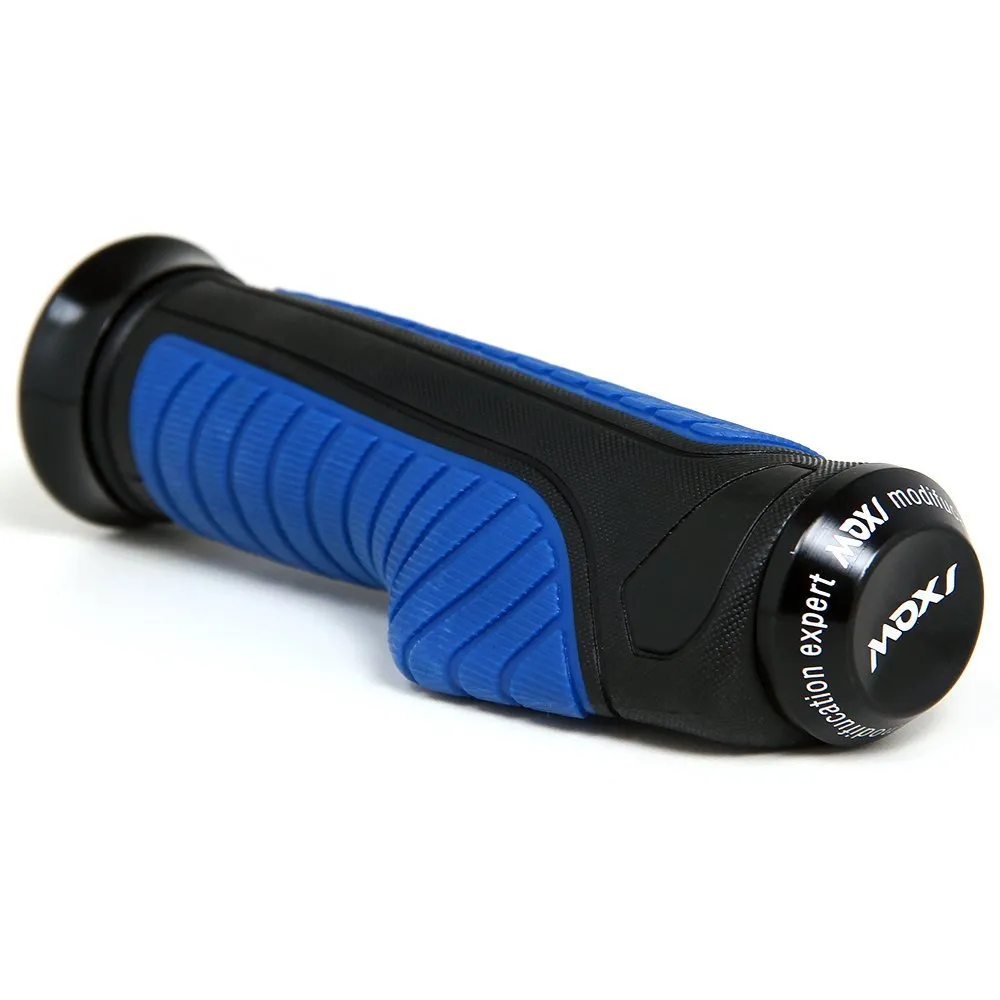 R.J.VON Designer Moxi Bike Handle Grip Black,Blue Universal Size For - All Bike, Scooty, Bullet Royal Enfiled