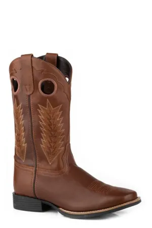 ROPER JAMES MENS LEATHER BOOTS - TAN