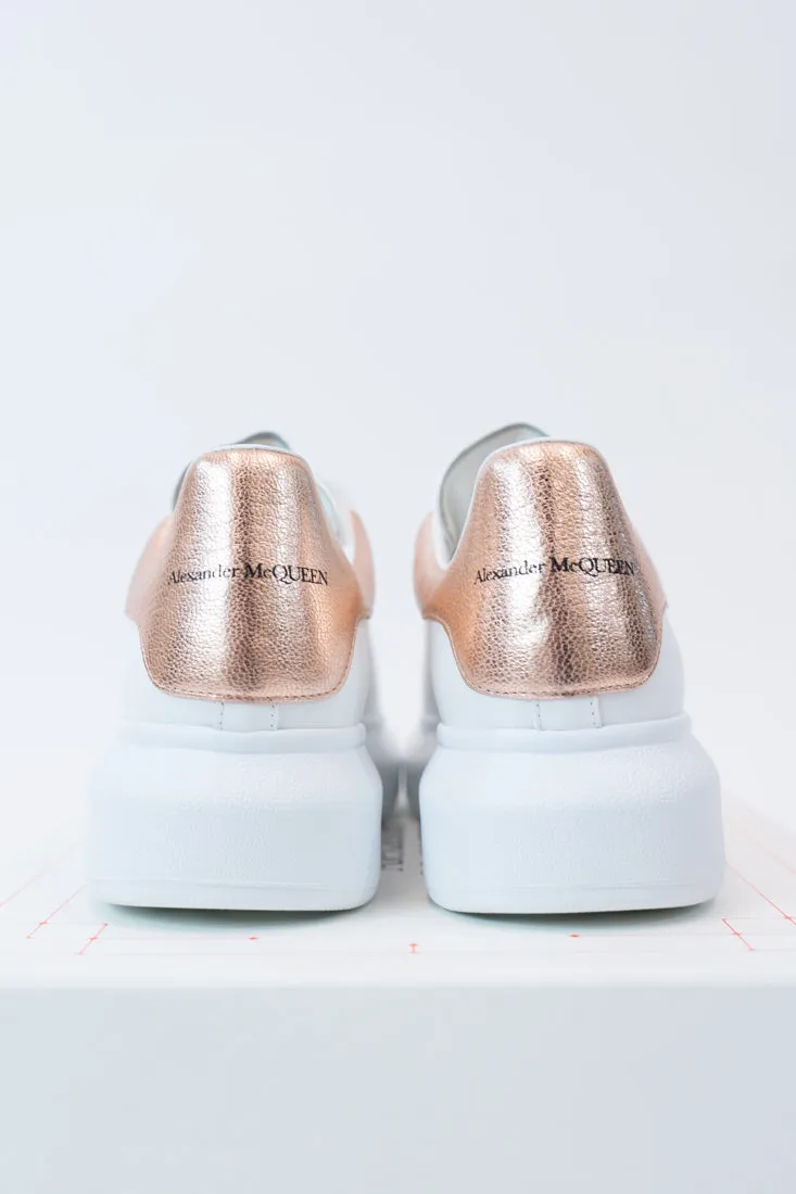 Rose Gold White Women’s Sneakers