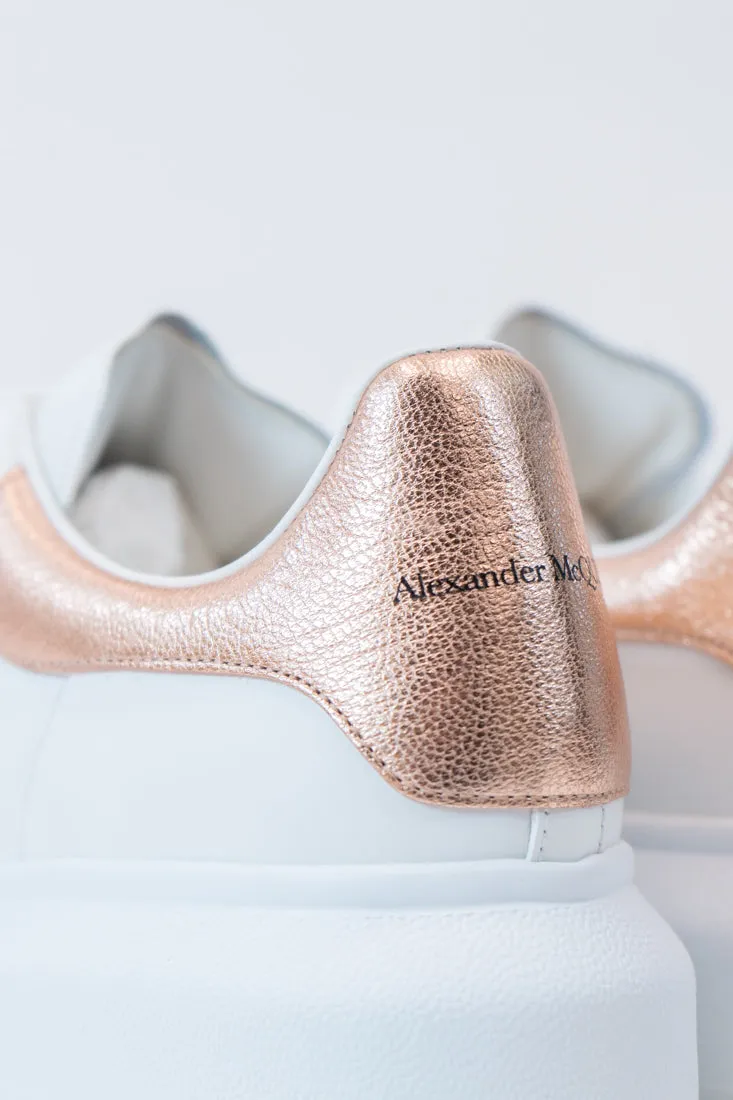 Rose Gold White Women’s Sneakers
