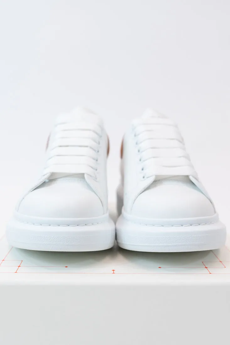 Rose Gold White Women’s Sneakers
