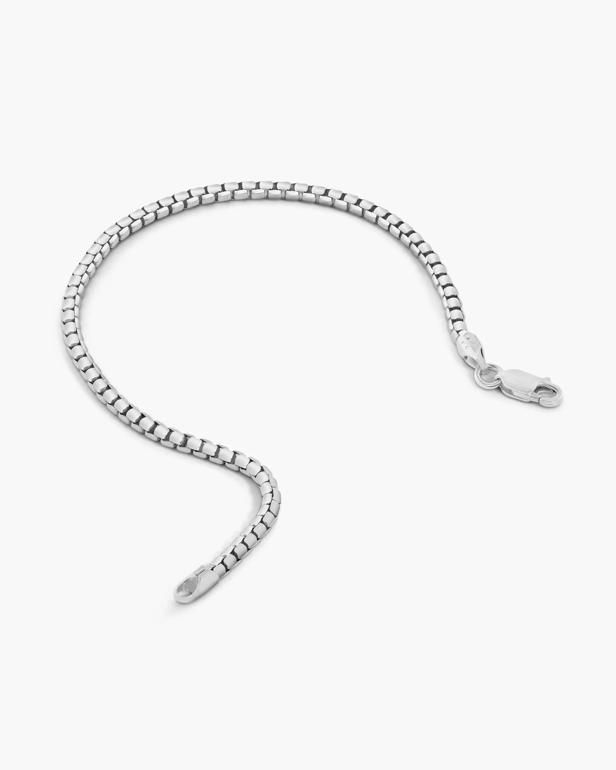 Round Box Bracelet - 2.5mm