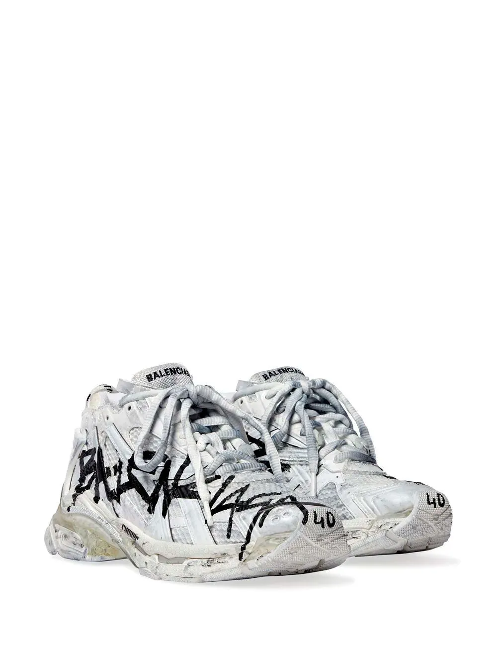 Runner graffiti sneakers