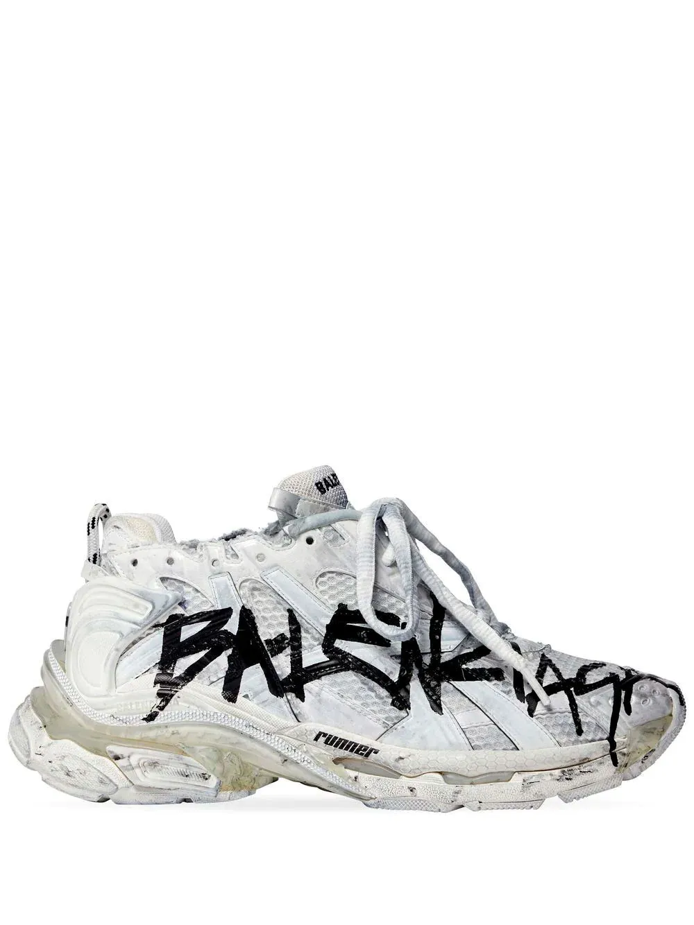 Runner graffiti sneakers