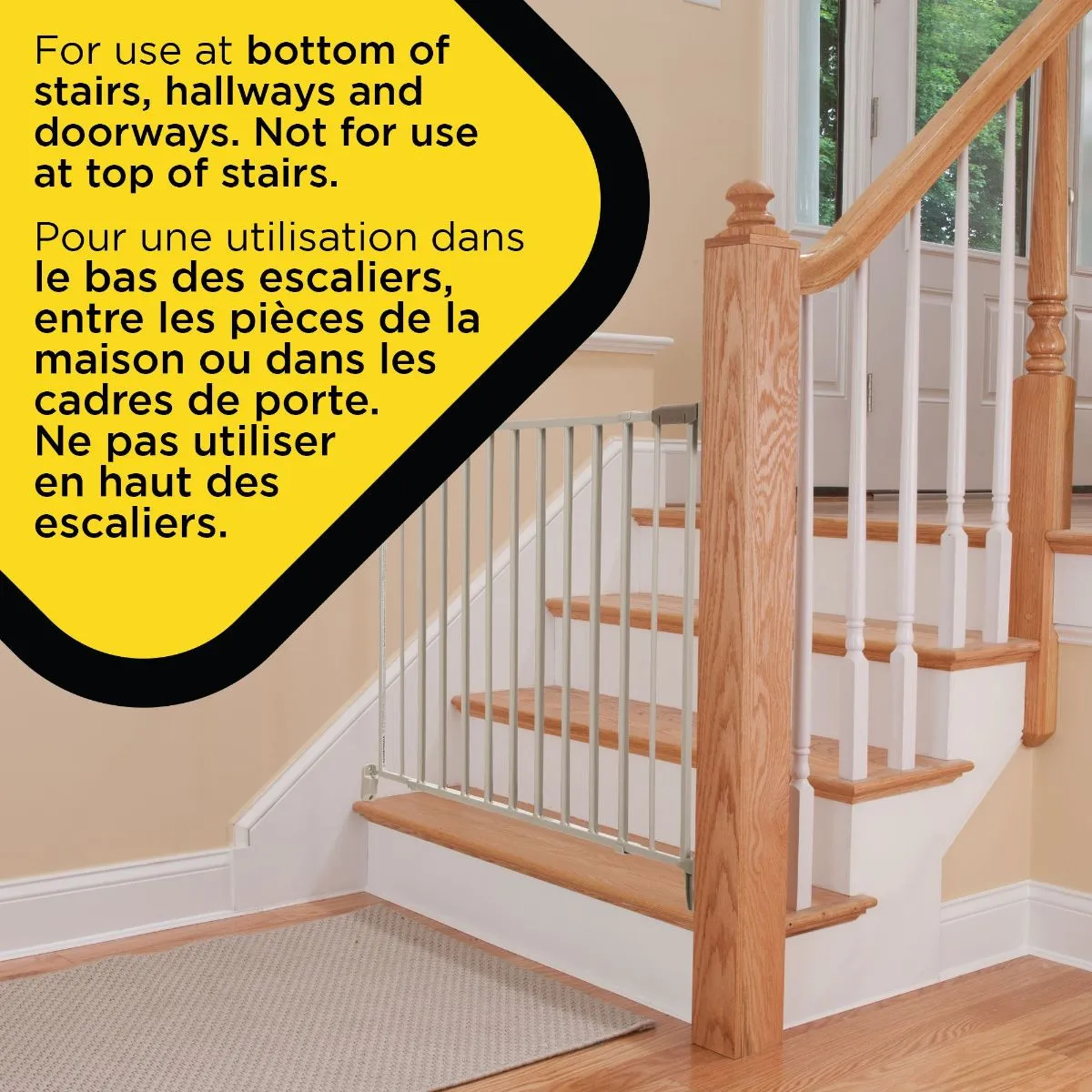 Safety 1st Wide and Sturdy Sliding Gate - White