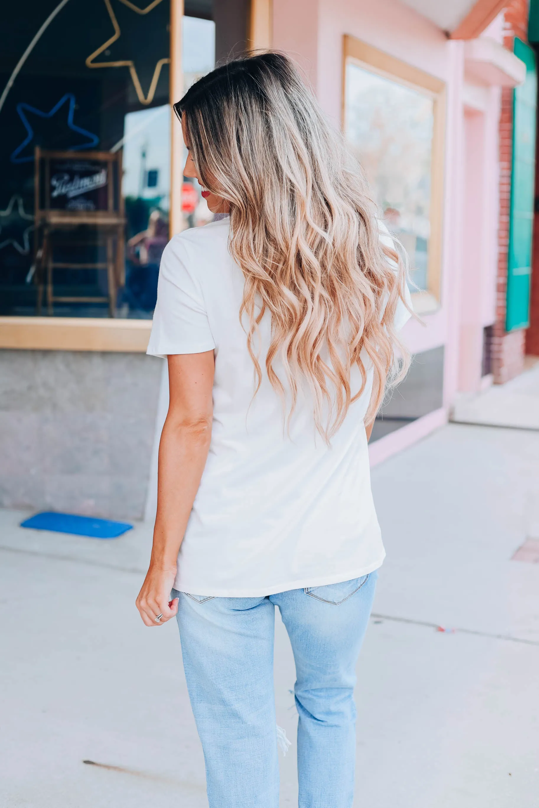 Sassy Bunny Graphic Tee - White