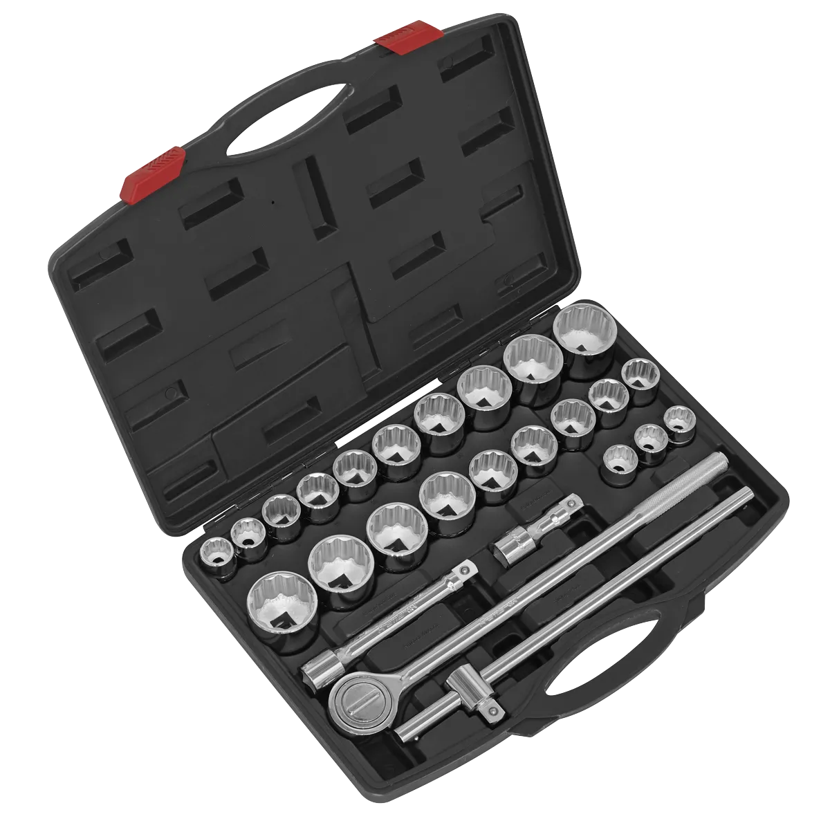 Sealey Socket Set 26pc 3/4"Sq Drive 12-point WallDrive® AK2582