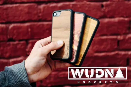 Slim Wooden Phone Case (Rock Climber Inlay)