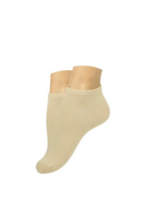 Sneaker Sokken Dames Soft Comfort 2-pack 621561 215 Natur