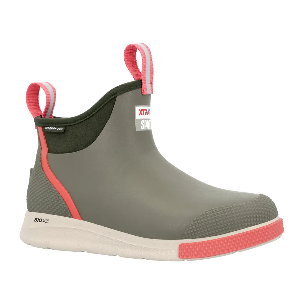 Sport Ankle Deck Round Toe Pull On Boots