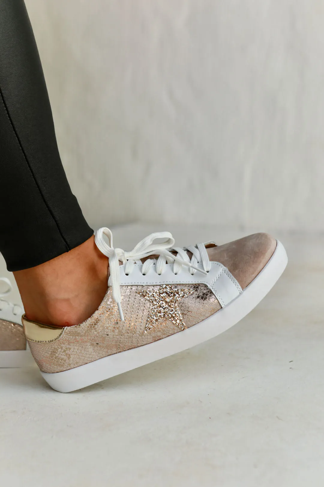 Sydney Taupe   Rose Gold Snake