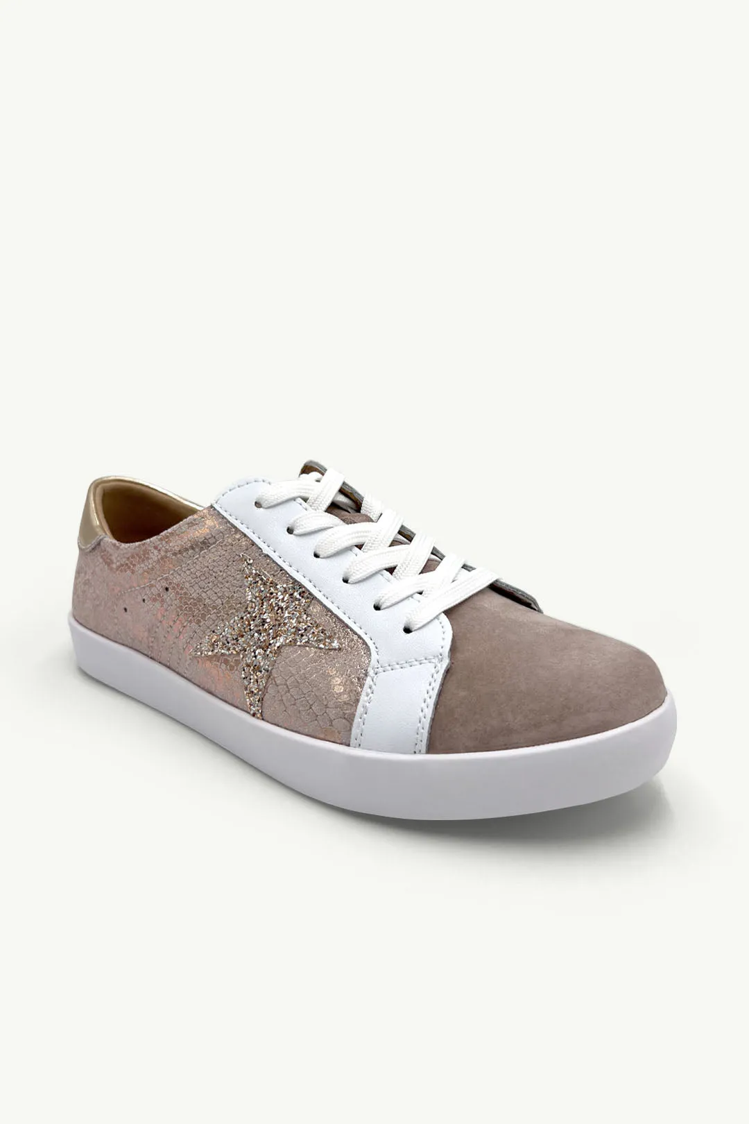 Sydney Taupe   Rose Gold Snake