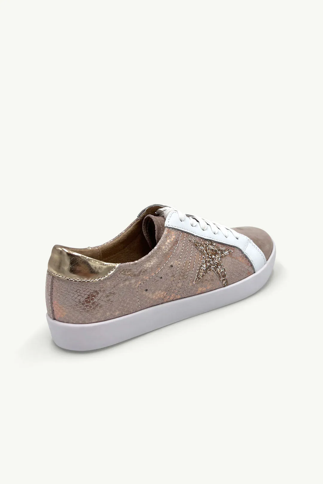 Sydney Taupe   Rose Gold Snake