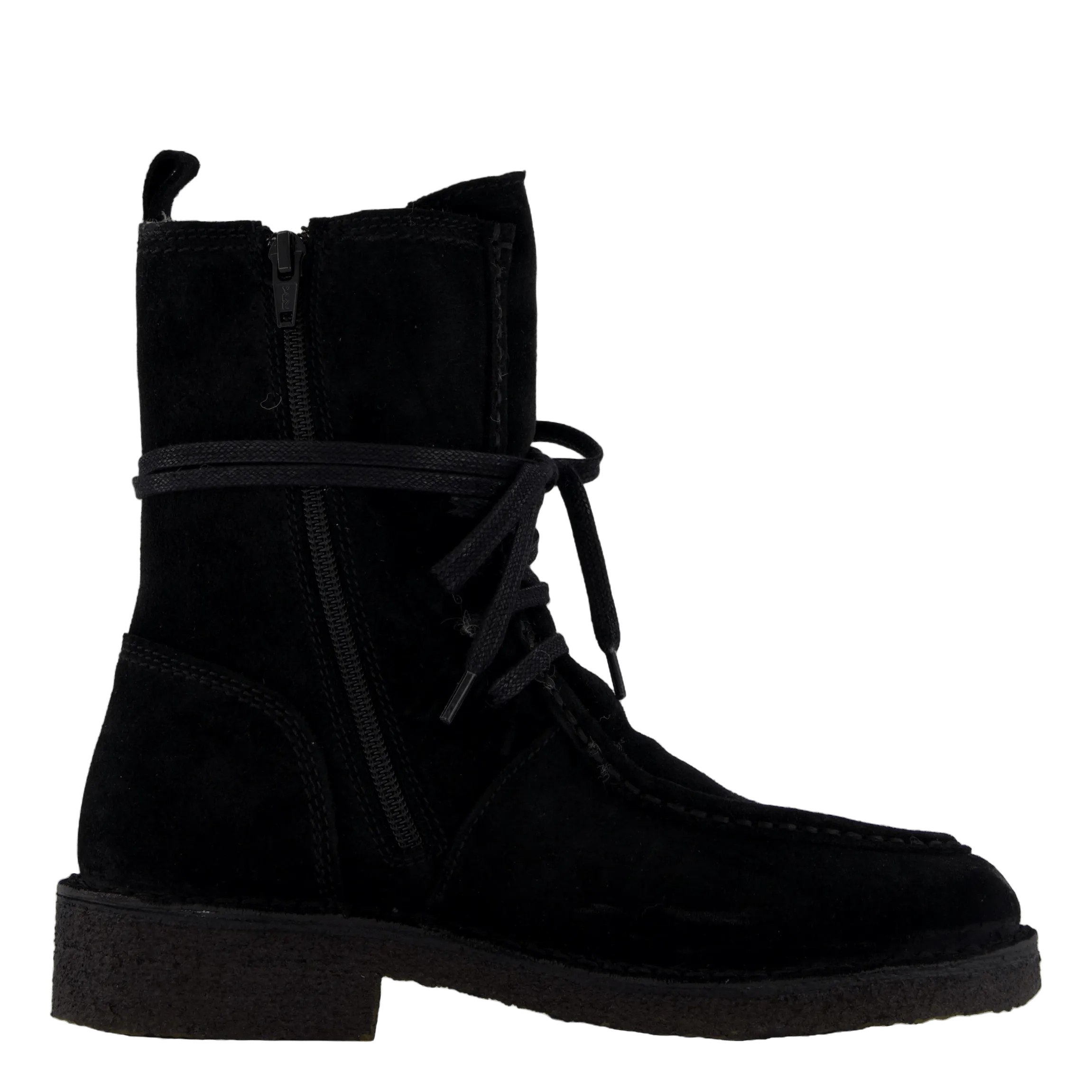 T6959 Black Suede/black Sole 500