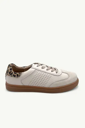 Tamara Beige   Leopard Scalloped