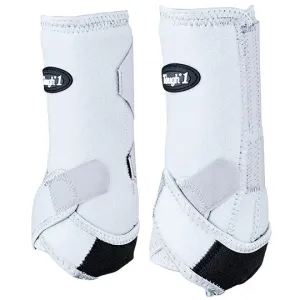Tough 1 Max Coolfit Front Splint Boots- White
