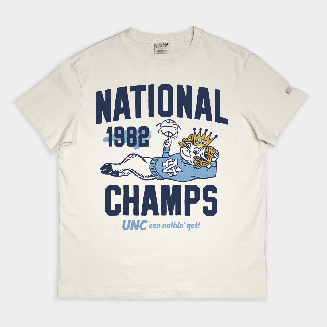 UNC Men's Basketball 1982 National Champs Vintage Heavyweight Tee