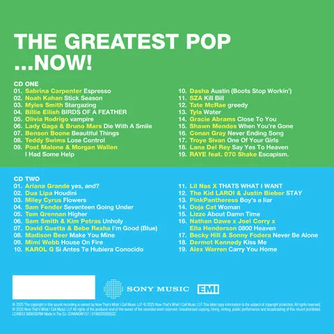 Various Artists - NOW That's What I Call…POP! [2CD]