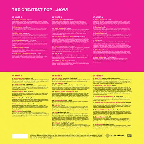 Various Artists - NOW That's What I Call…POP! [3LP]