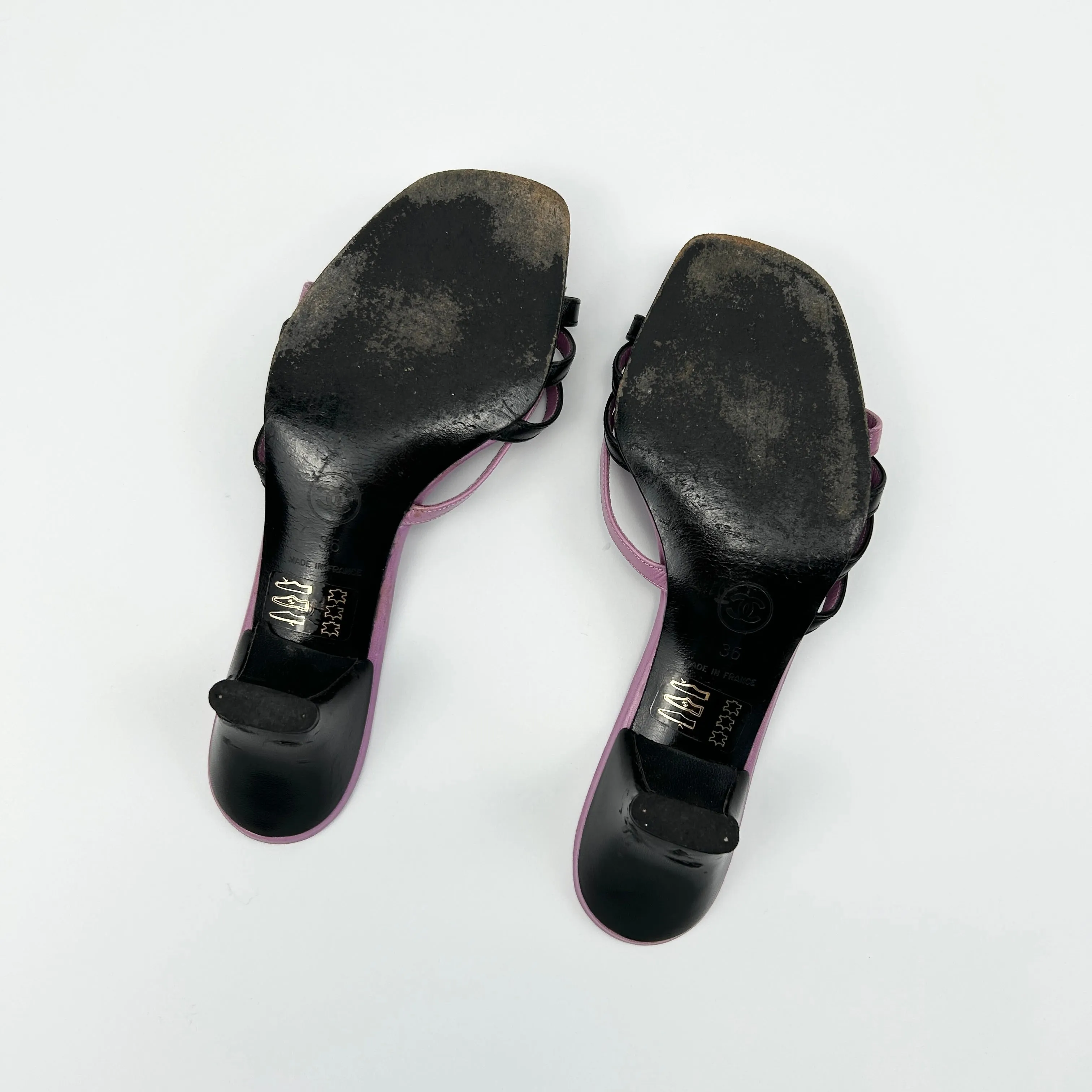 Vintage Chanel Mules Heels