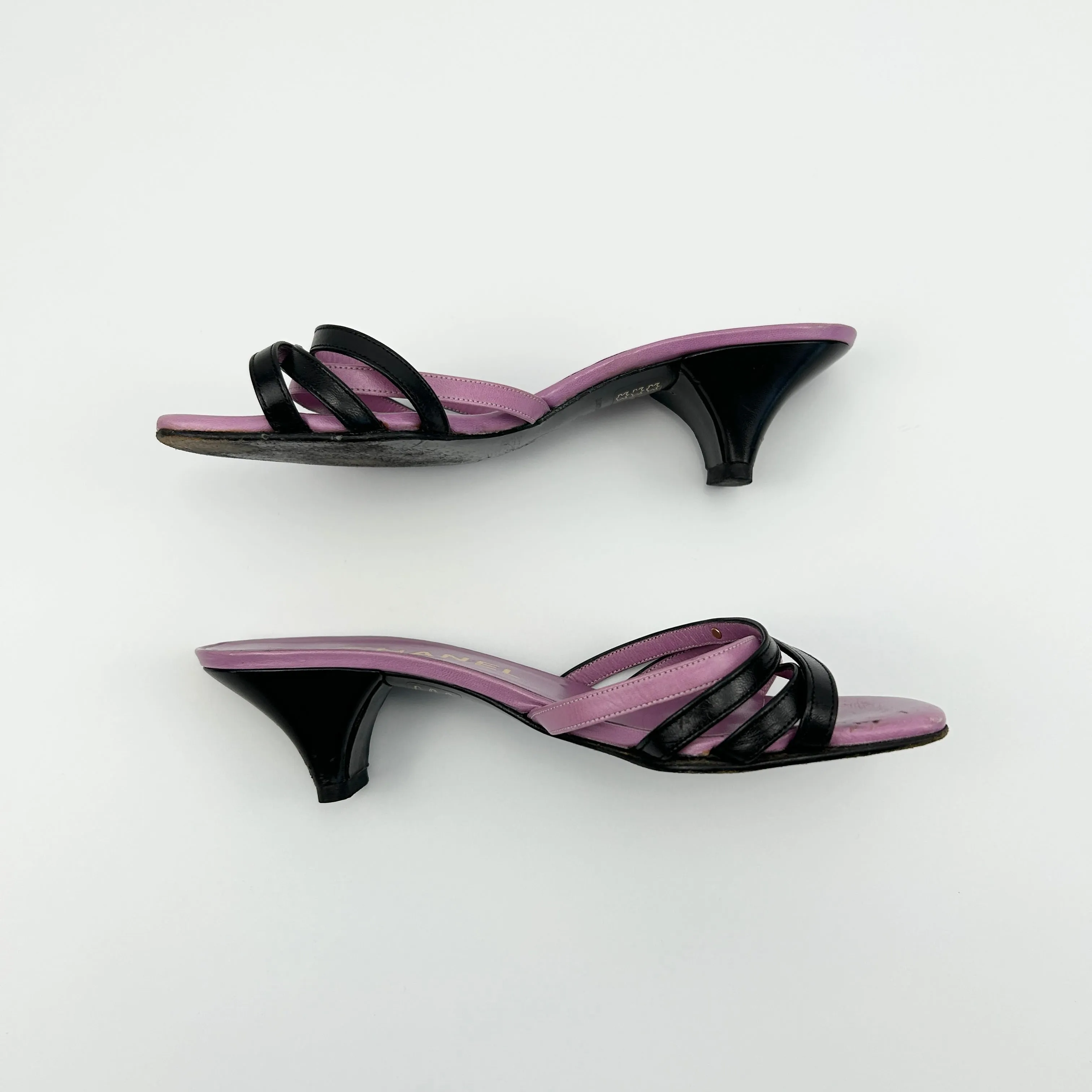 Vintage Chanel Mules Heels