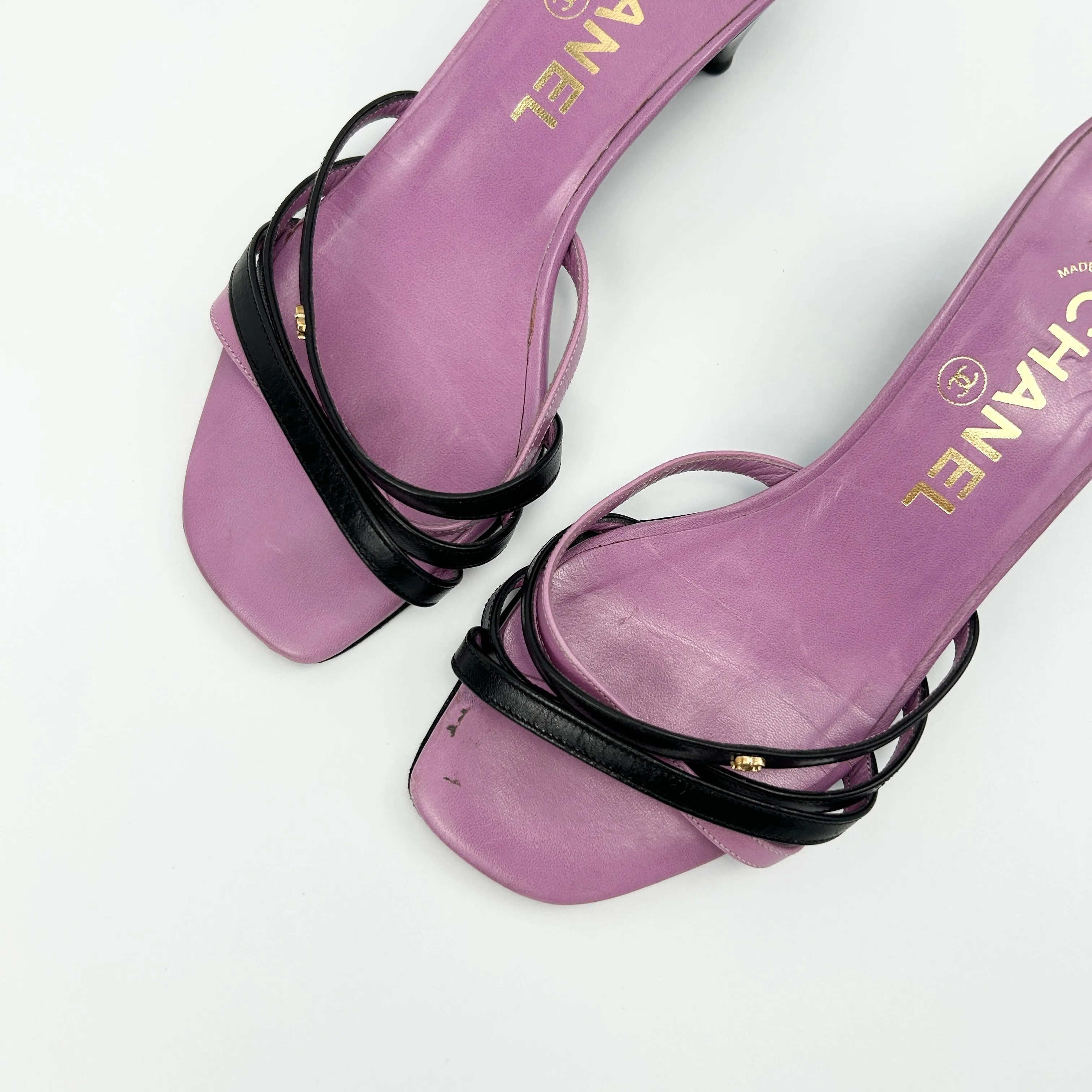 Vintage Chanel Mules Heels